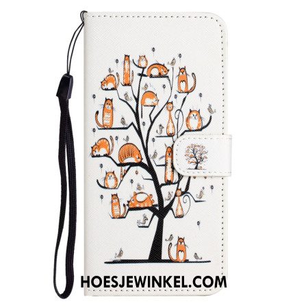 Flip Case Leren Xiaomi Redmi Note 14 Pro 5g Kat In Boom