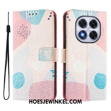 Flip Case Leren Xiaomi Redmi Note 14 Pro Plus 5g Graffiti-patroon