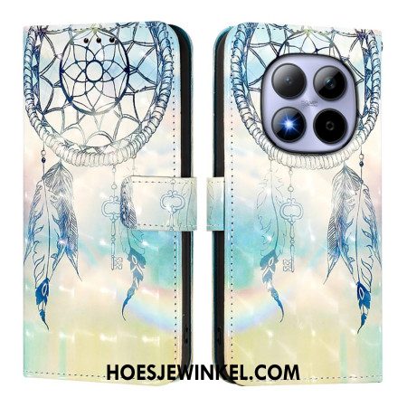 Flip Case Leren Xiaomi Redmi Note 15 Pro 5g Aquarel Dromenvanger