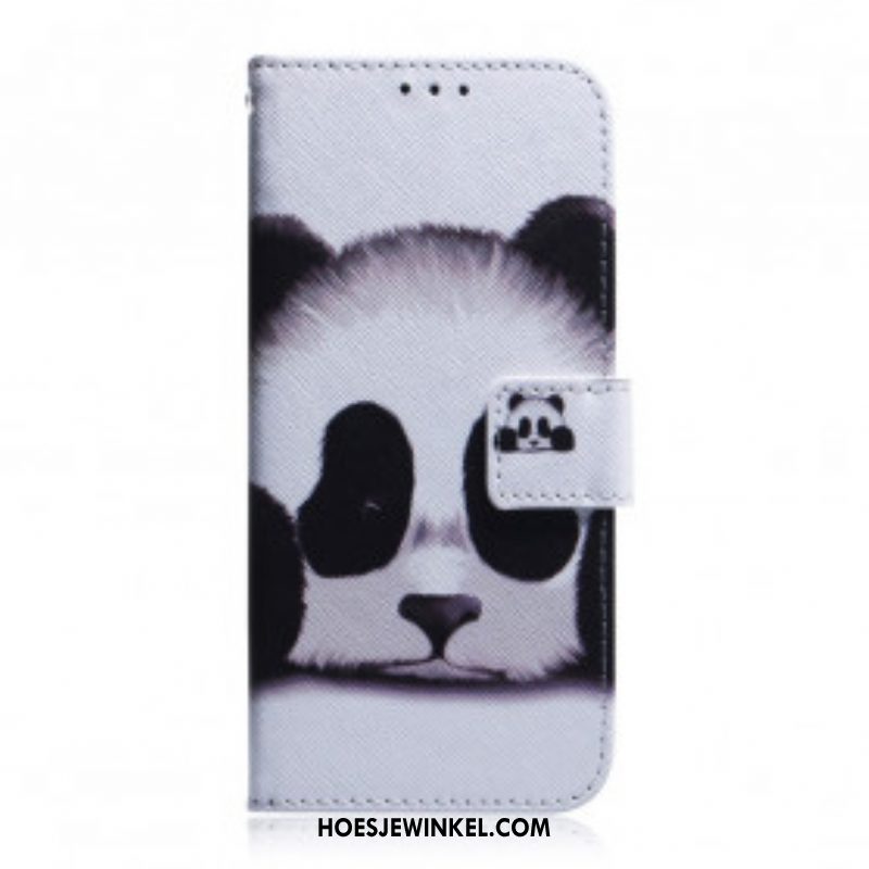 Flip Case voor OnePlus Nord CE 5G Panda Gezicht