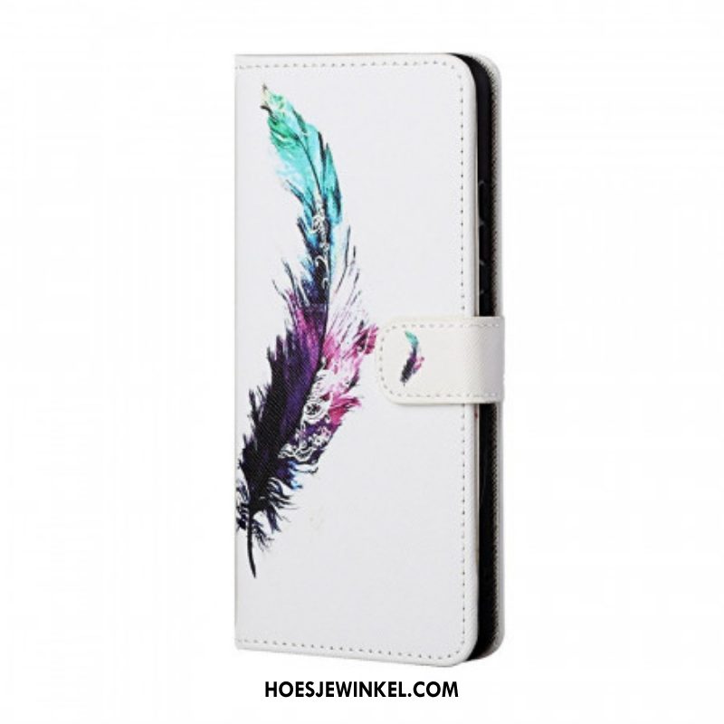 Flip Case voor Samsung Galaxy M23 5G Met Ketting Veer Met Koord