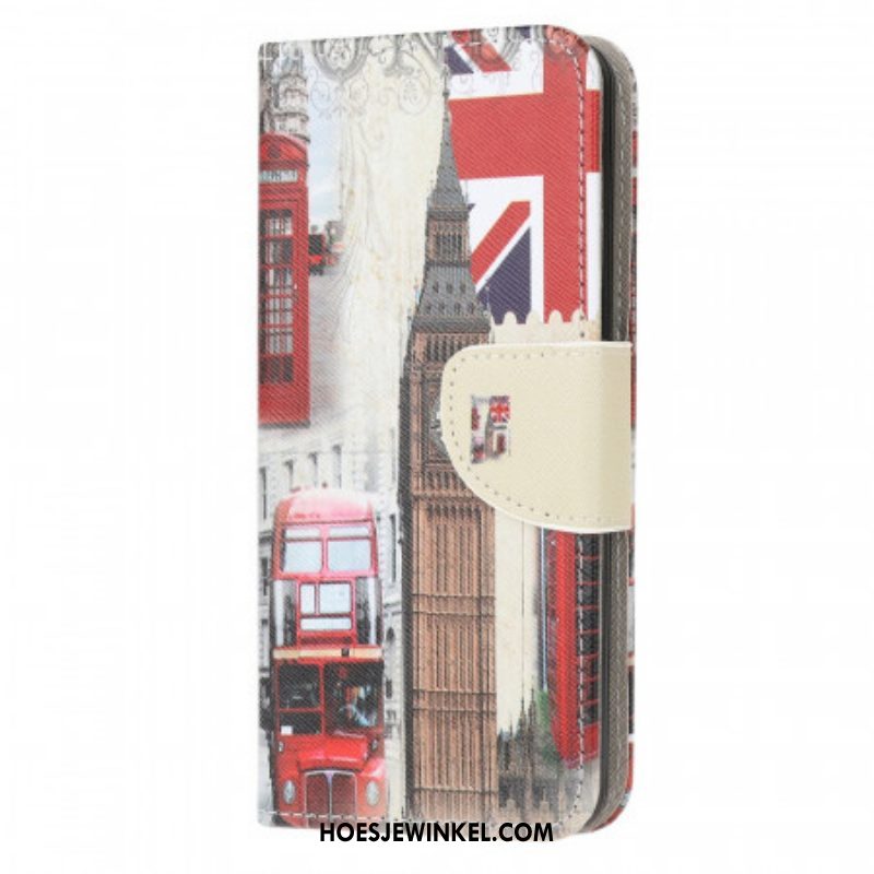 Flip Case voor Samsung Galaxy M32 Het Londense Leven