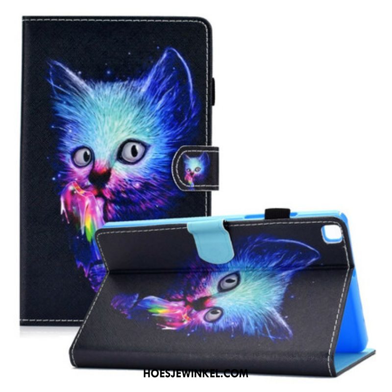 Flip Case voor Samsung Galaxy Tab A7 Lite Psycho Kat