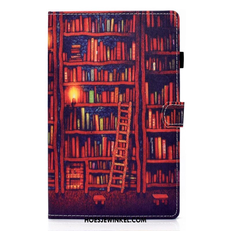 Flip Case voor Samsung Galaxy Tab A8 (2021) Bibliotheek