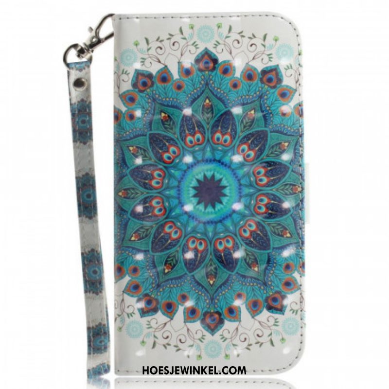 Flip Case voor Sony Xperia 1 IV Met Ketting Strakke Mandala