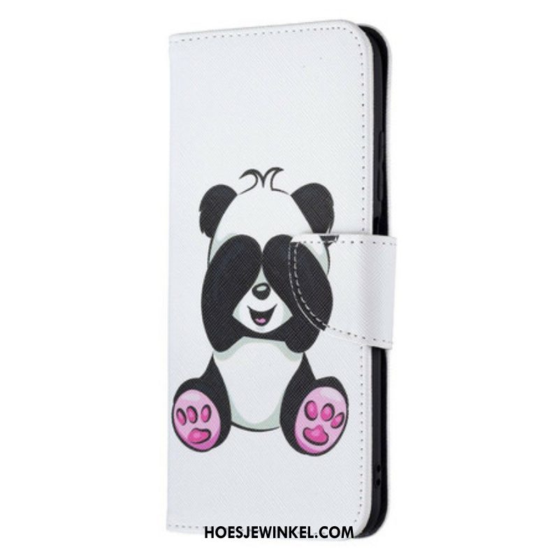 Flip Case voor Xiaomi Redmi Note 10 5G Panda-plezier