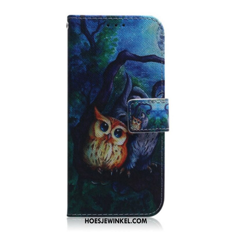 Flip Case voor iPhone 13 Pro Max Schilderij Van Uilen