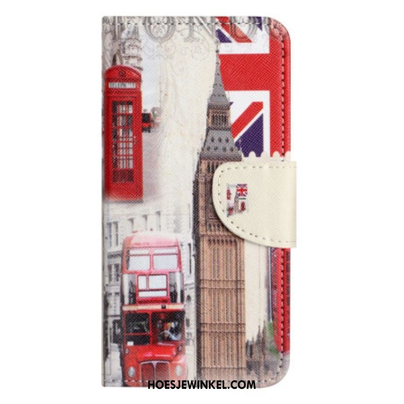 Flip Case voor iPhone 14 Plus Het Londense Leven