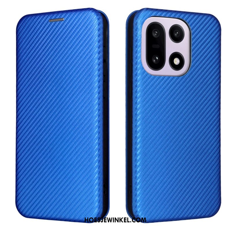 Folio-hoesje Oneplus 15 Koolstofvezel Bescherming Hoesje