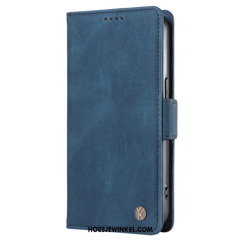 Folio-hoesje Oneplus Nord 4 Telefoonhoesje Yikatu Suède-effect