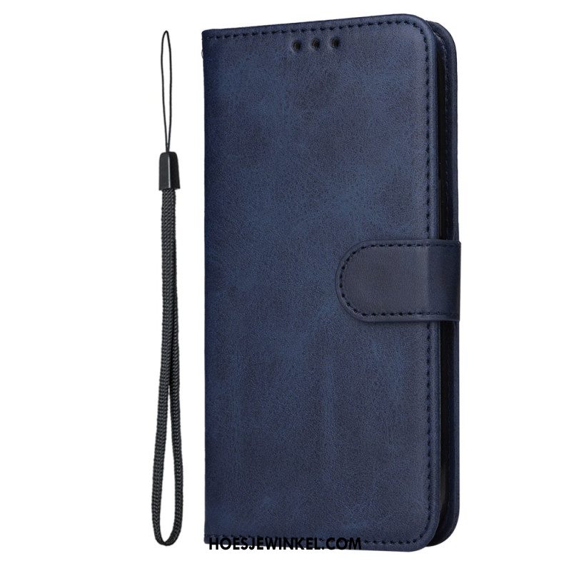 Folio-hoesje Oppo Find X8 Telefoonhoesje Imitatieleer Bandje