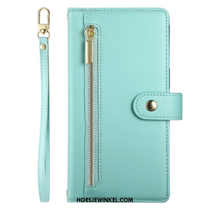 Folio-hoesje Oppo Reno 13 Pro 5g Telefoonhoesje Portemonnee Met Band En Schouderband