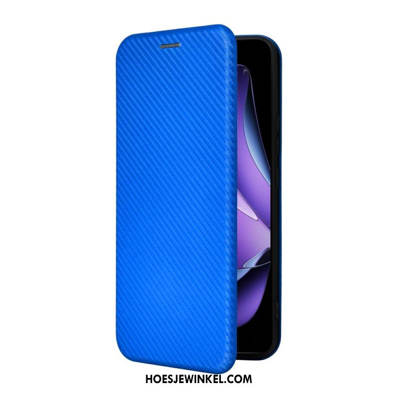 Folio-hoesje Oppo Reno 13f 4g / 5g / 13 Fs 5g Koolstofvezel