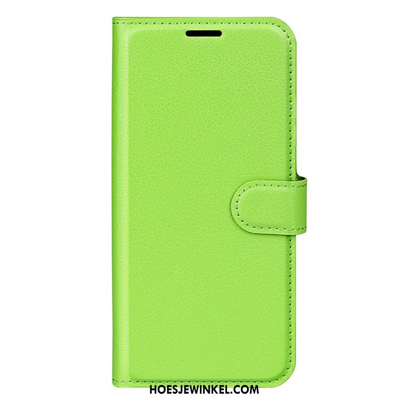 Folio-hoesje Oppo Reno 14f 5g Telefoonhoesje Lychee Kunstleer