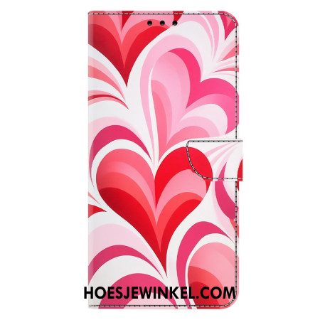 Folio-hoesje Samsung Galaxy A17 4g / 5g Telefoonhoesje Liefdespatroon