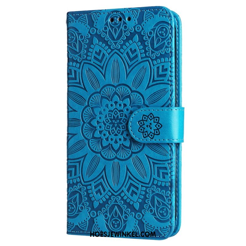 Folio-hoesje Samsung Galaxy S25 5g Edge Zonnebloempatroon