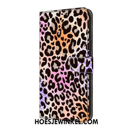 Folio-hoesje Samsung Galaxy S25 Fe Luipaardvelontwerp