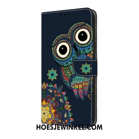 Folio-hoesje Samsung Galaxy S25 Fe Telefoonhoesje Uilenmandala