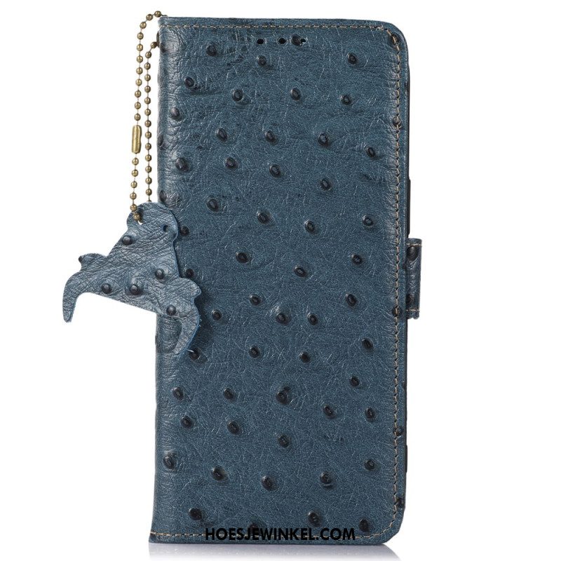 Folio-hoesje Samsung Galaxy S25 Ultra 5g Telefoonhoesje Echt Leer Met Rfid-blokkering