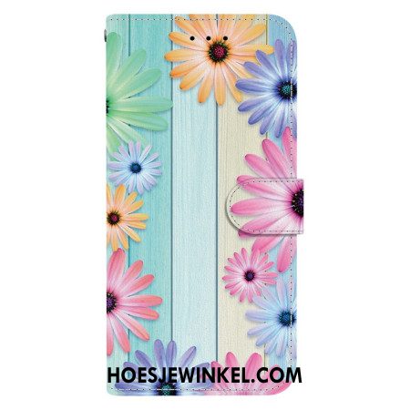Folio-hoesje Samsung Galaxy S26 Kleurrijke Zonnebloemen