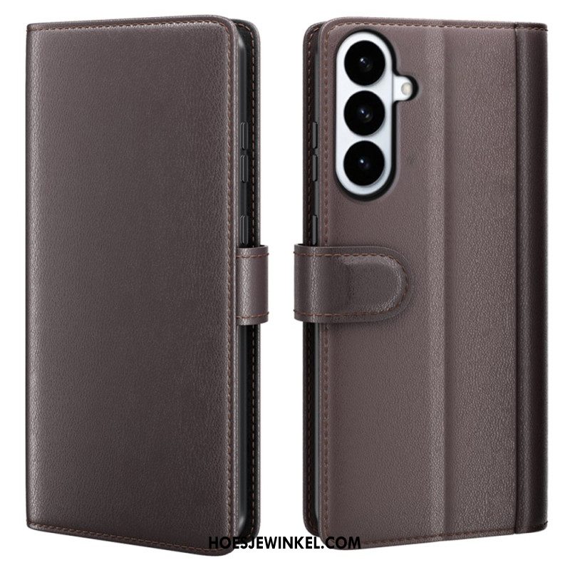 Folio-hoesje Samsung Galaxy S26 Plus Telefoonhoesje Echt Leer
