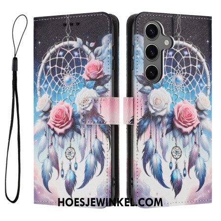 Folio-hoesje Samsung Galaxy S26 Telefoonhoesje Dromenvanger En Rozen