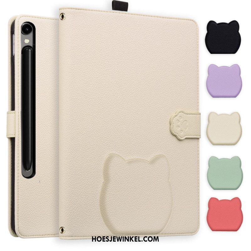Folio-hoesje Samsung Galaxy Tab S11 Ultra Telefoonhoesje Kat