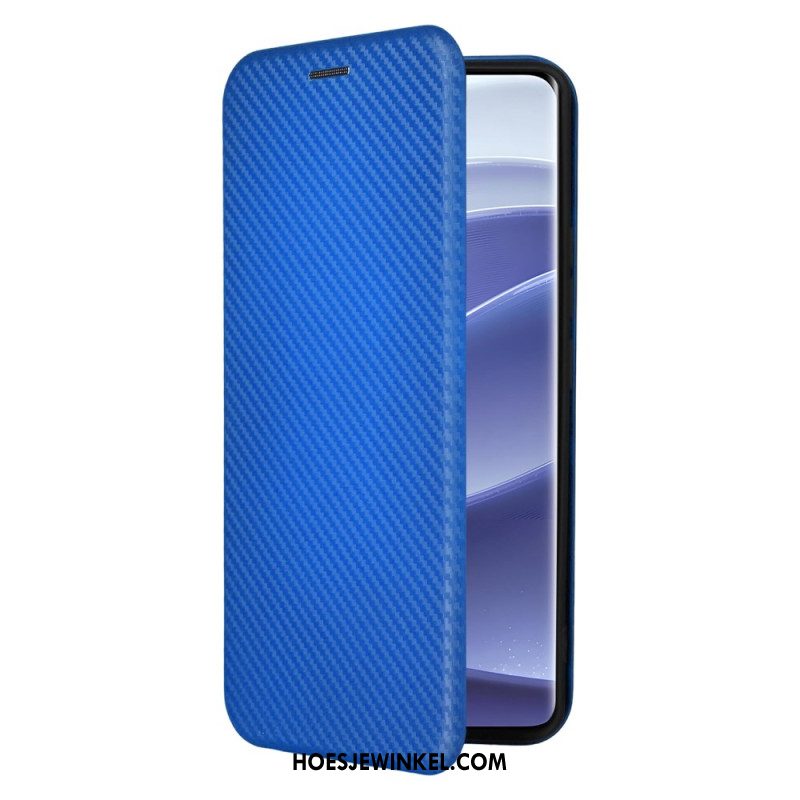 Folio-hoesje Voor Xiaomi Redmi Note 14 Pro 4g Koolstofvezel