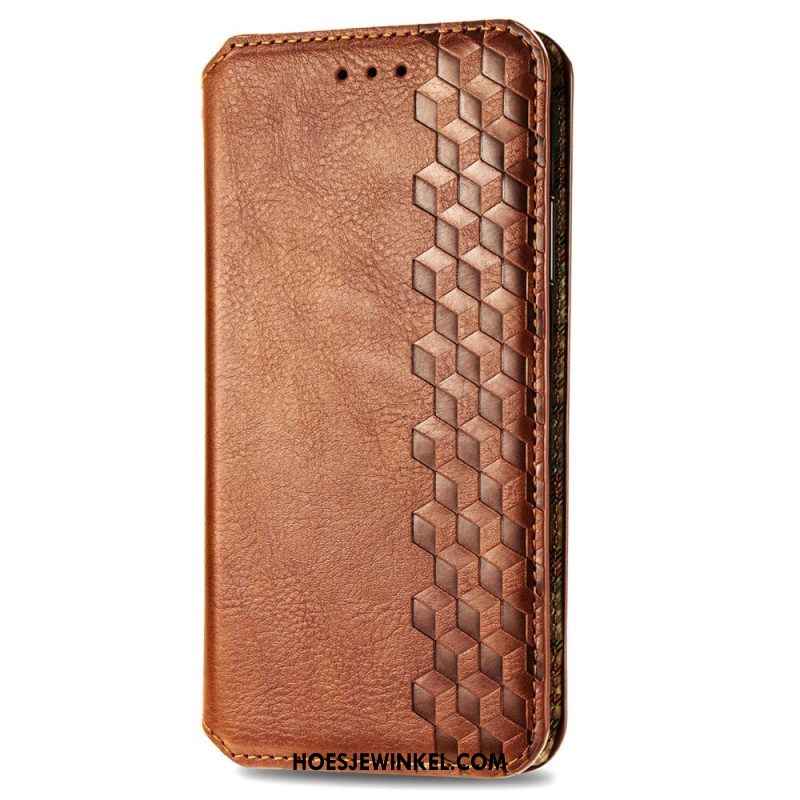 Folio-hoesje Voor Xiaomi Redmi Note 14 Pro Plus 5g Suède-effect Met Sierrand