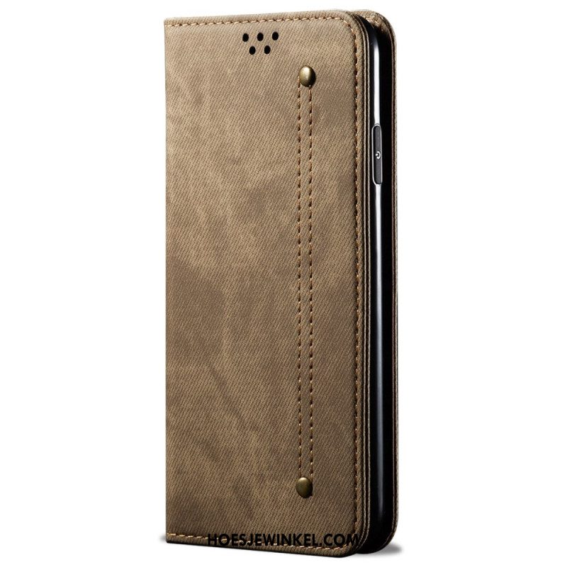 Folio-hoesje Voor Xiaomi Redmi Note 14s Denimstof