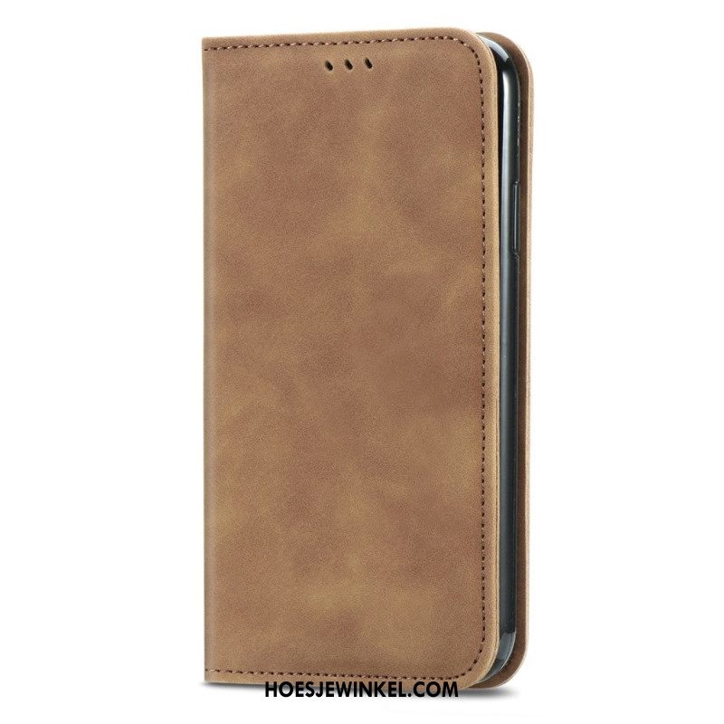 Folio-hoesje Voor Xiaomi Redmi Note 15 Pro Plus 5g Suède-effect