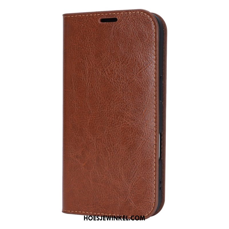 Folio-hoesje Voor iPhone 17 Leer