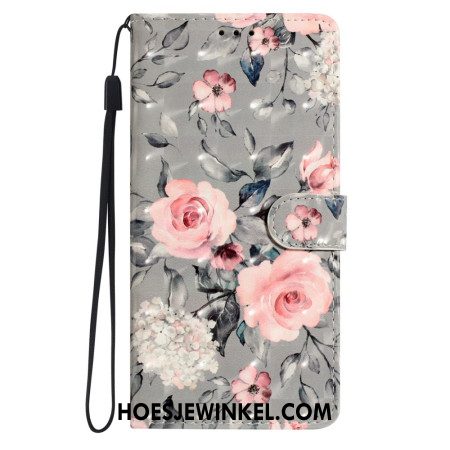 Folio-hoesje Xiaomi 15 Pro Telefoonhoesje 3d Bloemen Patroon