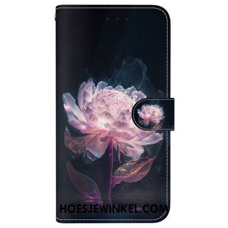 Folio-hoesje Xiaomi 15 Ultra Paarse Pioenroos