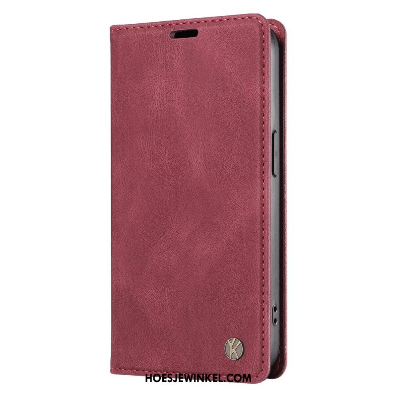 Folio-hoesje Xiaomi 15 Yikatu Suède-effect