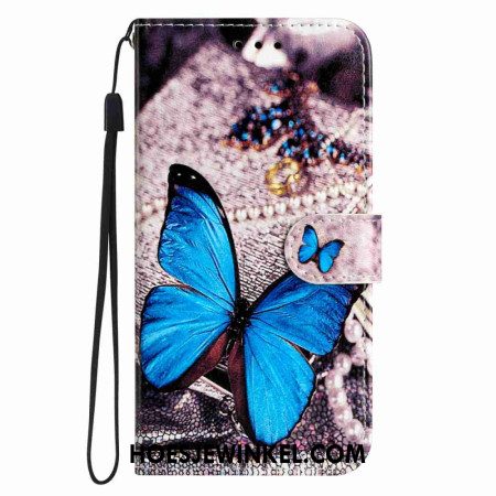 Folio-hoesje Xiaomi 15t Pro Telefoonhoesje Blauwe Vlinder