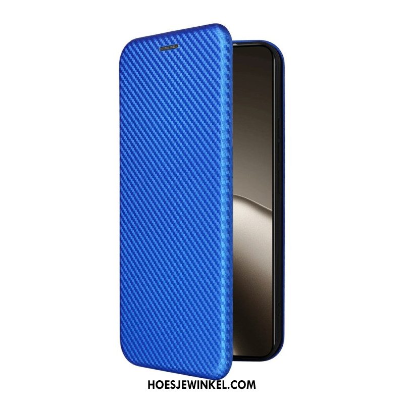 Folio-hoesje Xiaomi 15t Pro Telefoonhoesje Koolstofvezel