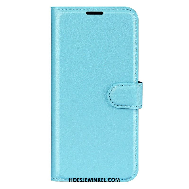 Folio-hoesje Xiaomi 17 Klassiek Lychee Kunstleer