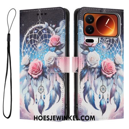 Folio-hoesje Xiaomi 17 Pro Telefoonhoesje Dromenvanger En Rozen