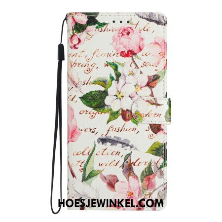 Folio-hoesje Xiaomi Redmi Note 14 4g Telefoonhoesje Bloemenpoëzie