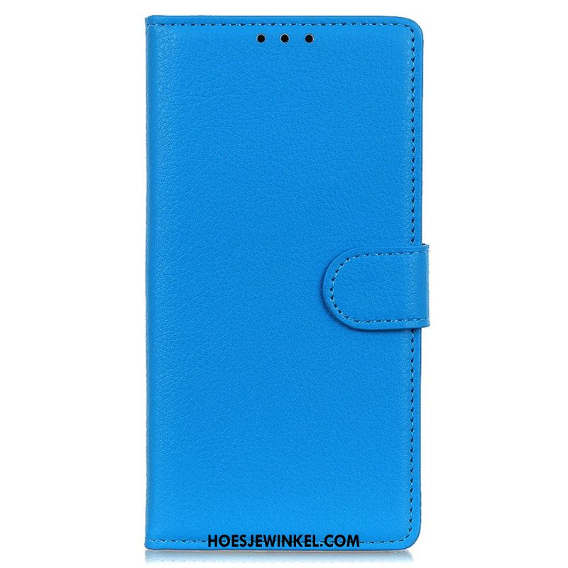 Folio-hoesje Xiaomi Redmi Note 14 5g Telefoonhoesje Traditioneel Lychee Kunstleer