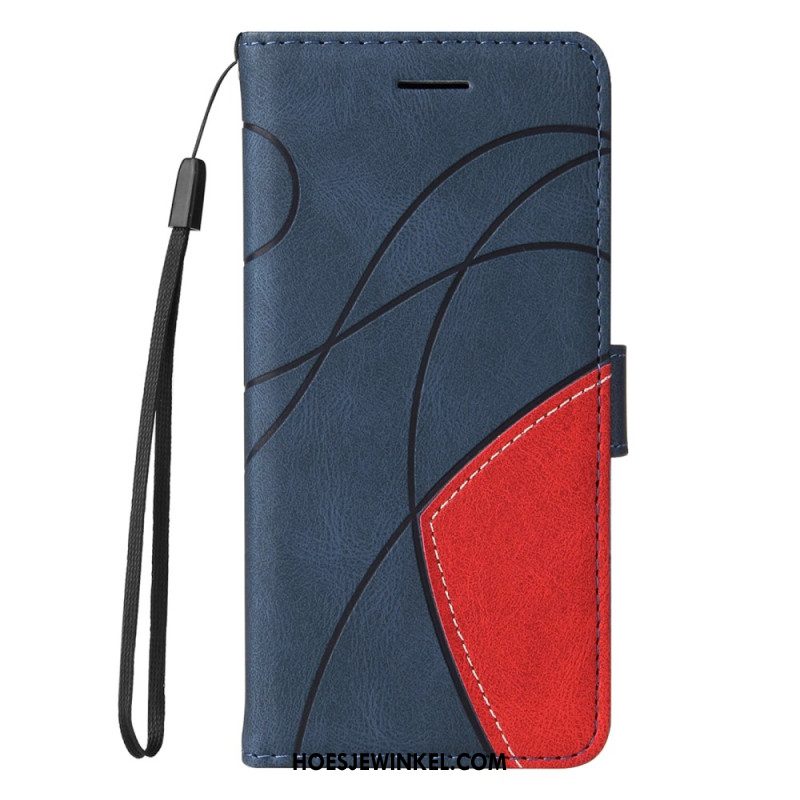 Folio-hoesje Xiaomi Redmi Note 14 5g Tweekleurig Grafisch