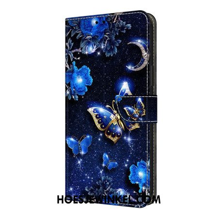 Folio-hoesje Xiaomi Redmi Note 14 Pro 4g Glanzende Vlinders
