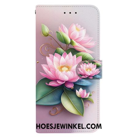 Folio-hoesje Xiaomi Redmi Note 14s Telefoonhoesje Waterlelies