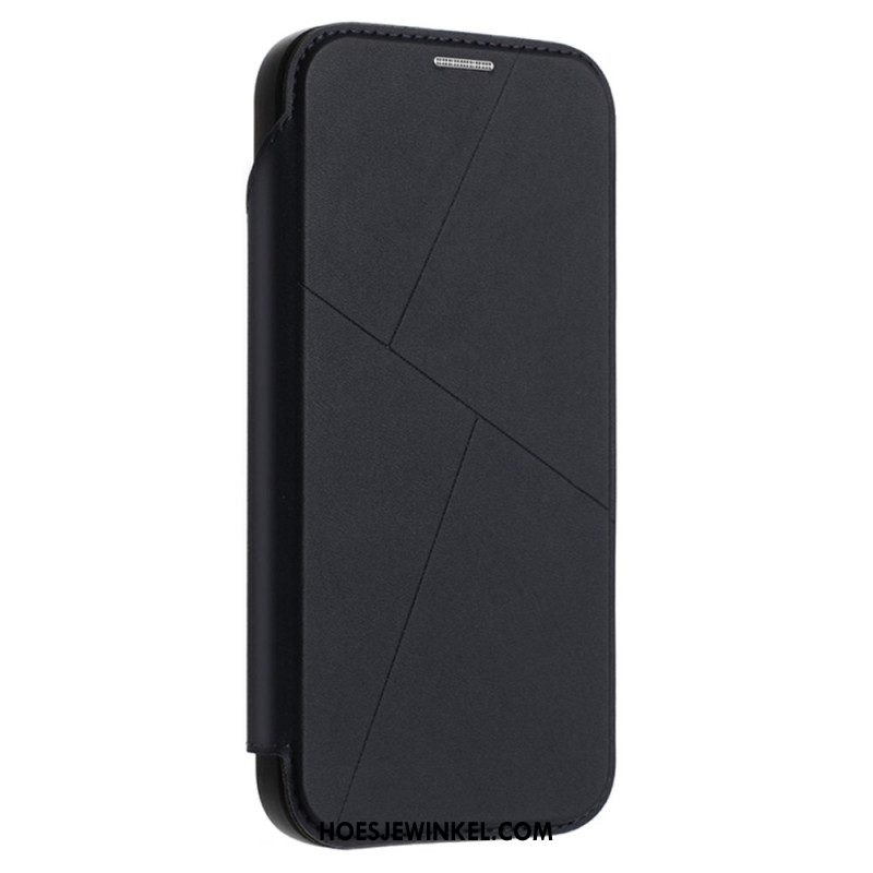 Folio-hoesje iPhone 17 Pro Max Magnetische Sluiting En Kaarthouder