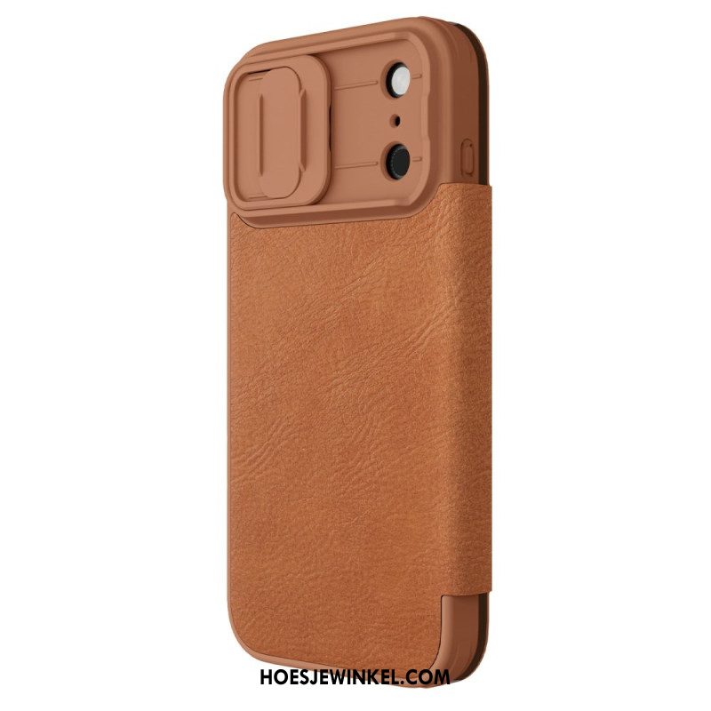 Folio-hoesje iPhone 17 Pro Qin Pro Series Nillkin