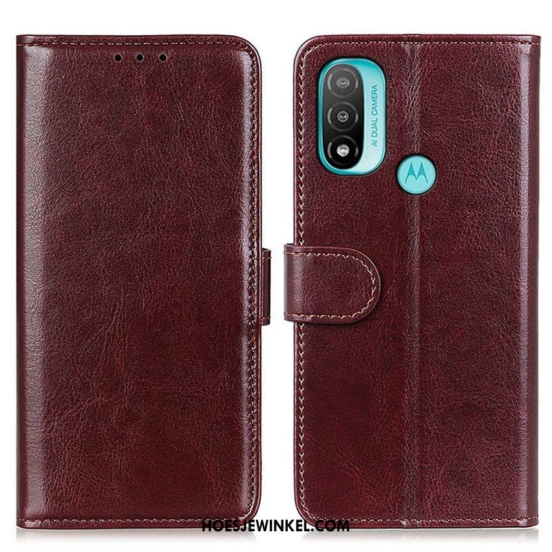 Folio-hoesje voor Moto E40 / E30 / E20 Bevroren Finesse