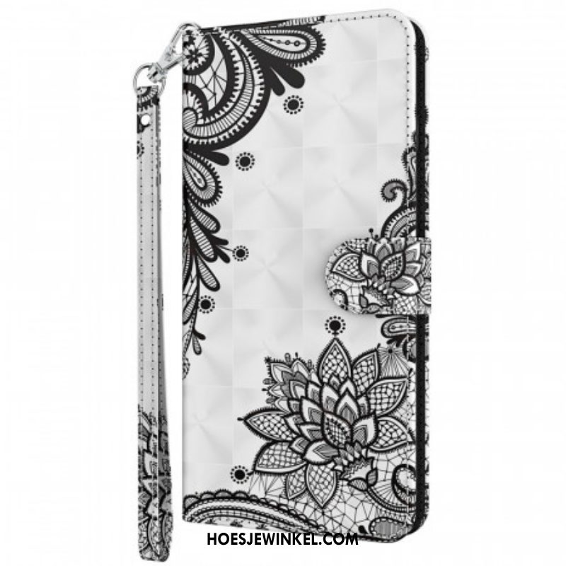 Folio-hoesje voor Moto G51 5G Chique Kant