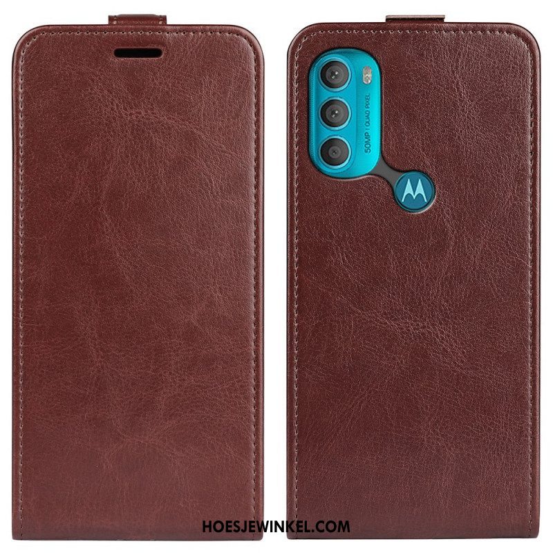 Folio-hoesje voor Moto G71 5G Flip Case Retro Opvouwbaar