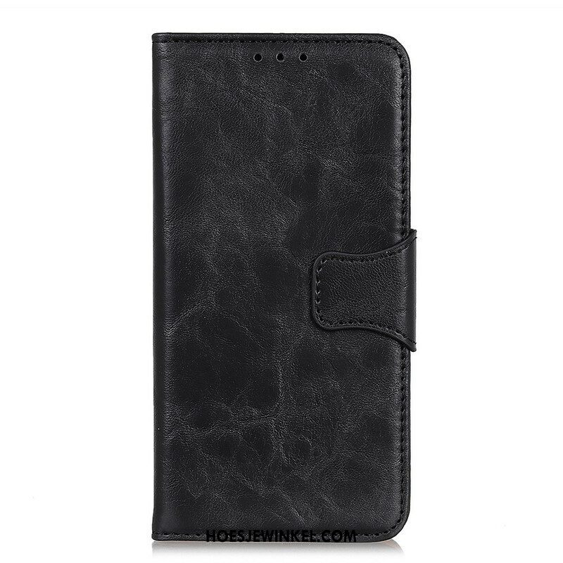 Folio-hoesje voor OnePlus Nord 2 5G Flip Case Getextureerde Magnetische Flap